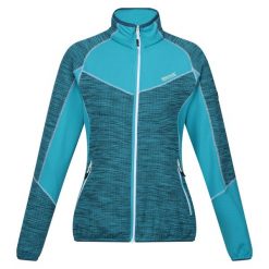 Bluza Polarowa Damska Pełen Suwak Hepley II. Niebieskie bluzy Regatta, na zimę, bez wzorów, z polaru, bez kaptura. Za 82.99 zł.