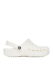 Crocs Klapki WB-BAYA CLOG 10126-100 Biały. Białe klapki Crocs, bez wzorów, z materiału, bez obcasa. Za 199.99 zł.