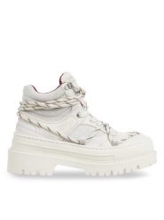 Tommy Jeans Trapery Tjw Hybrid Boot EN0EN02338 Biały. Białe trapery i śniegowce Tommy Jeans, z jeansu. Za 749.99 zł.