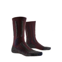 Skarpety trekkingowe X-SOCKS TREK X MERINO LT 4.0. Czerwone skarpety X Socks, bez wzorów. W wyprzedaży za 152.00 zł.