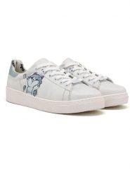 Goby Sneakersy w kolorze biało-szarym rozmiar: 39. Białe trampki Goby, bez wzorów, bez zapięcia. Za 260.99 zł.