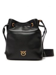 PINKO Torebka Secchiello Mini Al 25-26 104303 A0QO Czarny. Czarne torebki klasyczne Pinko, bez wzorów, ze skóry, bez dodatków. Za 1,649.00 zł.