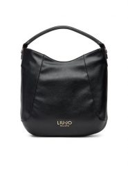 Liu Jo Torebka Esc M Hobo AF5053 E0058 Czarny. Czarne torebki klasyczne Liu Jo, bez wzorów, ze skóry, bez dodatków. Za 629.99 zł.