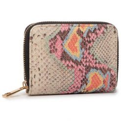 ACCCESSORIES 1W1-035-SS20 Różowy. Czerwone portfele ACCCESSORIES, bez wzorów, ze skóry ekologicznej. Za 29.99 zł.