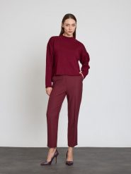 BGN Sweter w kolorze bordowym rozmiar: 40. Czerwone swetry BGN, bez wzorów, bez ramiączek. Za 78.99 zł.