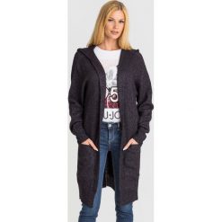 KARDIGAN LIU JO. Czarne kardigany Liu Jo, l, z aplikacjami, z materiału. Za 1,099.00 zł.