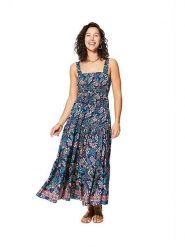 Ipanima Sukienka w kolorze granatowym rozmiar: 38/40. Niebieskie sukienki Ipanima, na co dzień, bez wzorów, bez kołnierzyka, bez ramiączek, maxi, proste. Za 78.99 zł.