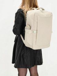 Beagles Plecak w kolorze kremowym - 32 x 48 x 18 cm rozmiar: onesize. Brązowe plecaki Beagles, bez wzorów, z materiału. Za 227.85 zł.