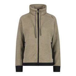 Francuska damska bluza dresowa z polaru CMP. Brązowe bluzy CMP, l, bez wzorów, z dresówki, bez kaptura. Za 347.00 zł.