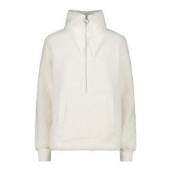Kobieca bluza półzipowana CMP. Białe bluzy CMP, na zimę, bez wzorów, bez kaptura. Za 348.00 zł.