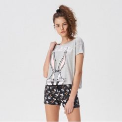 Piżama Looney tunes - Jasny szar. Piżamy Sinsay. Za 49.99 zł.