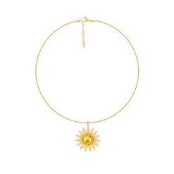 Bransoletka Sublime z zawieszką Soleil, pozłacana. Żółte bransoletki Lilou, pozłacane. Za 238.00 zł.