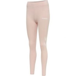 Damskie wysokie legginsy Hummel Legacy. Czerwone legginsy Hummel, bez wzorów. Za 153.00 zł.