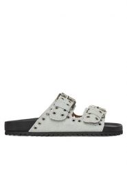 DeeZee Klapki MXCR-208 Niebieski. Niebieskie klapki DeeZee, bez wzorów, z materiału, bez obcasa. Za 104.99 zł.