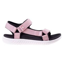 Sandały damskie Hi-Tec Apodis Wo's - różowe, Rozmiar buta 39. Czerwone sandały Hi-tec, bez wzorów, bez obcasa, bez zapięcia. Za 69.99 zł.