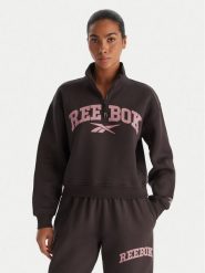 Reebok Bluza Tatty RK25167CCW Czarny Regular Fit. Czarne bluzy sportowe Reebok, xs, bez wzorów, z syntetyku, bez kaptura. Za 219.99 zł.