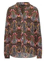 More & More Bluzka w kolorze brązowym rozmiar: 36. Brązowe bluzki More & More, bez wzorów, bez kołnierzyka, bez ramiączek. Za 70.41 zł.