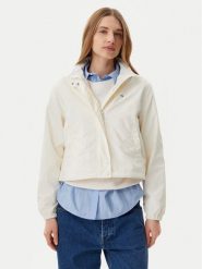 Tommy Jeans Kurtka przejściowa Essential DW0DW20439 Écru Regular Fit. Kurtki Tommy Jeans, m, bez wzorów, z jeansu, bez kaptura. Za 349.99 zł.