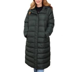Kurtka GEOX W ANYLLA PARKA Zielony. Zielone kurtki Geox, bez wzorów, z tkaniny, bez kaptura. Za 552.99 zł.