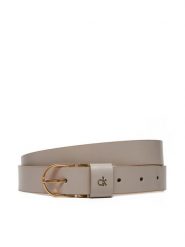 Calvin Klein Pasek Damski Ck Metal Loop Round Buckle 25Mm LV04F7039G Brązowy. Brązowe paski Calvin Klein, bez wzorów, ze skóry. Za 199.99 zł.
