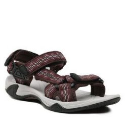 Sandały CMP. Czerwone sandały CMP, bez wzorów, sportowe, bez obcasa, bez zapięcia. Za 149.99 zł.