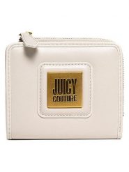 Juicy Couture Portfel w kolorze kremowym - 14 x 9 x 2 cm rozmiar: onesize. Brązowe portfele Juicy Couture, bez wzorów, z materiału. Za 100.99 zł.