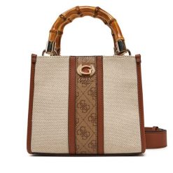 Torebka Guess. Brązowe torebki klasyczne Guess, z aplikacjami, bez dodatków. Za 379.99 zł.
