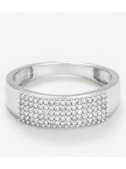 DIAMANTA Złoty pierścionek "Diamantine" z diamentami rozmiar: 56. Szare pierścionki DIAMANTA, z diamentem, złote. Za 1,621.49 zł.