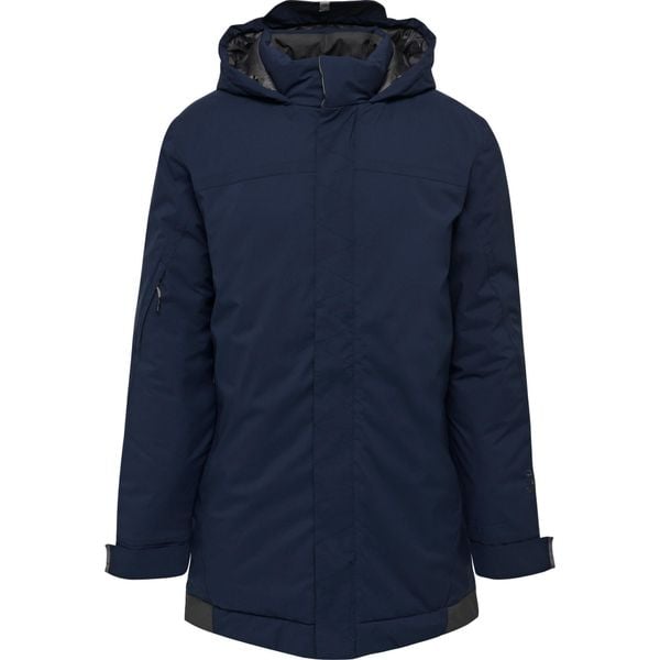 Parka dla kobiet Hummel North. Niebieskie parki Hummel, na jesień, xs, z materiału, biznesowe, moda ciążowa, z kapturem. Za 384.40 zł.