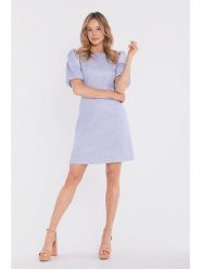 Stylove Sukienka w kolorze błękitnym rozmiar: M. Niebieskie sukienki Stylove, m, bez wzorów, bez kołnierzyka, bez ramiączek, mini. Za 264.95 zł.