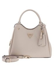 Guess Torebka w kolorze beżowym - 29 x 21 x 14 cm rozmiar: onesize. Brązowe torby na ramię Guess, z aplikacjami, z materiału, przez ramię, bez dodatków. Za 454.95 zł.