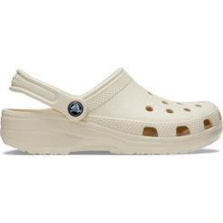 Klapki dla dorosłych Crocs Classic. Białe klapki Crocs, bez wzorów, bez obcasa. Za 149.00 zł.