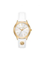 Michael Kors Zegarek Slim Runway MK7466 Biały. Białe, analogowe zegarki Michael Kors. Za 789.99 zł.