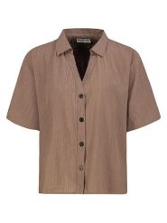 Eight2Nine Bluzka w kolorze jasnobrązowym rozmiar: S. Brązowe bluzki Eight2Nine, s, bez wzorów, bez kołnierzyka, bez ramiączek. Za 82.99 zł.