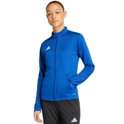 Bluza damska adidas Entrada 26 Track. Niebieskie bluzy Adidas, bez wzorów, z poliesteru, bez kaptura. Za 121.99 zł.