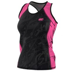 Koszulka sportowa damska bez rękawów Tank top EXTREME HOBBY NEO. Czerwone koszulki sportowe EXTREME HOBBY, bez wzorów, z elastanu, bez ramiączek, na fitness i siłownię. Za 149.00 zł.