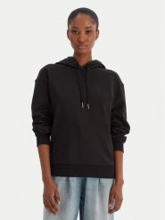 Calvin Klein Jeans Bluza Ls Monogram Terry Po LV047C224G Czarny Regular Fit. Czarne bluzy Calvin Klein Jeans, l, bez wzorów, z bawełny, bez kaptura. Za 409.99 zł.