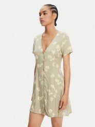RVCA Sukienka letnia 23B131508 Zielony Regular Fit. Zielone sukienki RVCA, na lato, xl, bez wzorów, z wiskozy, bez kołnierzyka, bez ramiączek. Za 339.99 zł.