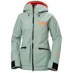 Damska kurtka narciarska Helly Hansen Powderqueen 3.0. Brązowe kurtki narciarskie Helly Hansen, bez wzorów, bez kaptura, narciarskie. W wyprzedaży za 1,442.45 zł.