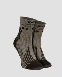 Skarpety damskie X-Socks Run Speed Reflect 4.0. Szare skarpety X Socks, bez wzorów, z materiału. Za 60.00 zł.