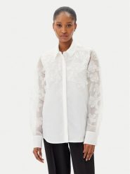 French Connection Koszula 72YAV Biały Regular Fit. Białe koszule French Connection, bez wzorów, z syntetyku, bez kołnierzyka, bez ramiączek. Za 379.99 zł.