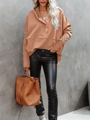 LA Angels Bluza w kolorze beżowym rozmiar: L. Brązowe bluzy LA Angels, l, bez wzorów, z kapturem. Za 165.99 zł.