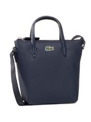 Lacoste Torebka Xs Shopping Cross Bag NF2609PO Granatowy. Niebieskie torebki klasyczne Lacoste, bez wzorów, ze skóry, bez dodatków. Za 319.99 zł.