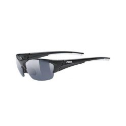 Okulary Uvex Blaze III Black Mat/Smoke 2210 2021. Czarne okulary przeciwsłoneczne UVEX, bez wzorów, sportowe. Za 189.00 zł.