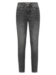 Sublevel Dżinsy - Skinny fit - w kolorze antracytowym rozmiar: S. Czarne jeansy Sublevel, s, z aplikacjami, z podwyższonym stanem. Za 110.95 zł.