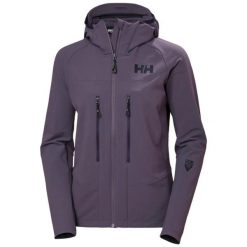Damska kurtka narciarska Helly Hansen Odin Pro Shield. Fioletowe kurtki narciarskie Helly Hansen, l, bez wzorów, z elastanu, bez kaptura, narciarskie. Za 733.50 zł.