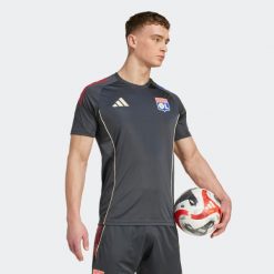 Koszulka piłkarska treningowa ADIDAS Olympique Lyonnais 25/26 Tiro25 Competition. Bluzki Adidas, l, bez wzorów, sportowe, bez kołnierzyka, bez ramiączek. Za 239.99 zł.