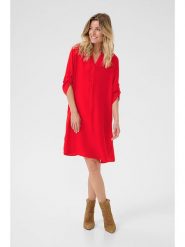 Cream Sukienka w kolorze czerwonym rozmiar: 36. Czerwone sukienki Cream, bez wzorów, bez kołnierzyka, bez ramiączek, midi. Za 184.95 zł.