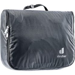 Kosmetyczka turystyczna Deuter Wash Center Lite II - black. Czarne kufry i kosmetyczki Deuter, bez wzorów, z materiału, bez dodatków. Za 115.49 zł.
