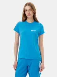 Karl Lagerfeld Jeans T-Shirt A1W17004 Niebieski Slim Fit. Niebieskie t-shirty Karl Lagerfeld Jeans, xl, bez wzorów, z bawełny, bez kołnierzyka, bez ramiączek. Za 139.99 zł.